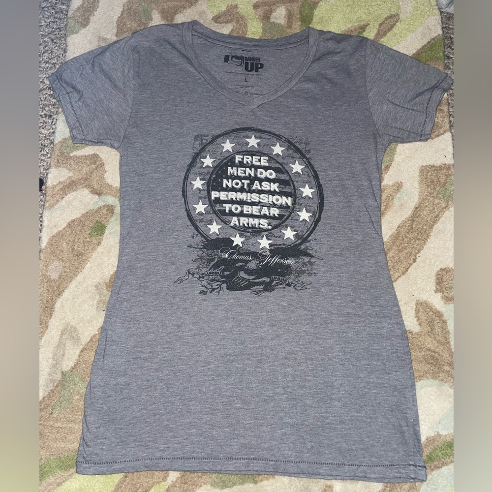Ranger Up 2A unapologetically American shirt, medium